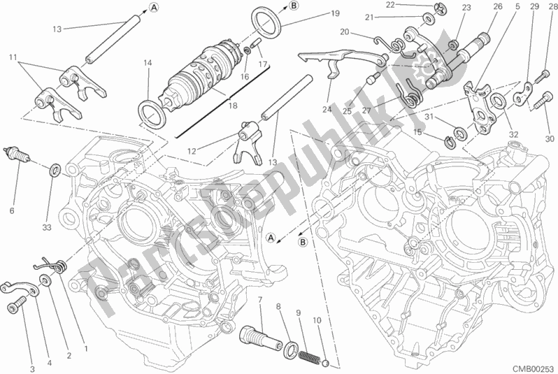 Todas las partes para Shift Cam - Horquilla de Ducati Superbike 1198 S USA 2010